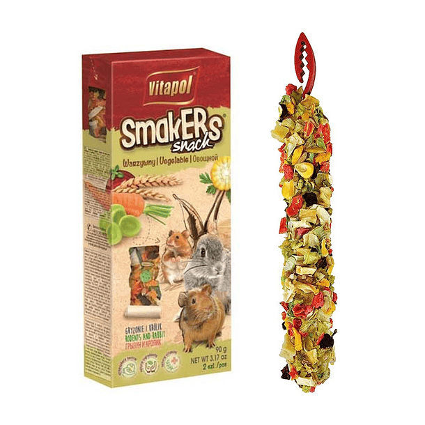 Barritas Vitapol Smakers Vegetales ~ Roedores - Imagen 2