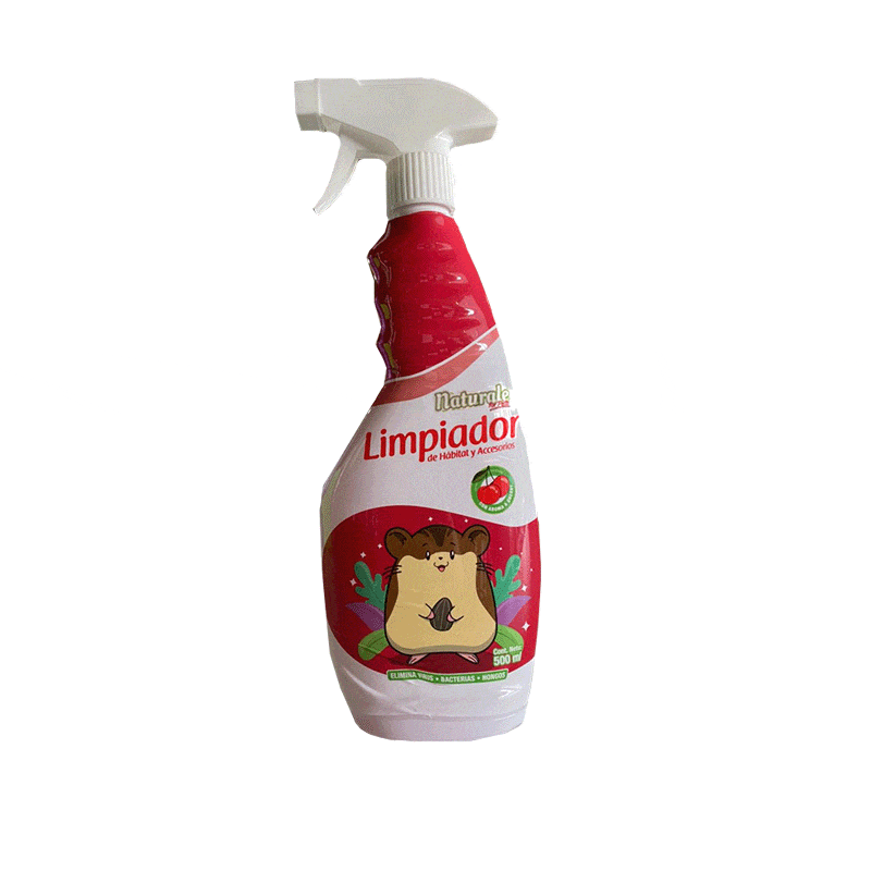 Limpiador de Hábitat Roedores Aroma Cherry 500ml
