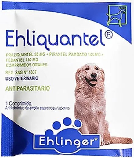 Antiparasitario 1 comprimido para 10 kilos - Ehliquantel - Imagen 2
