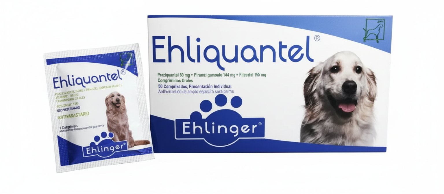 Antiparasitario 1 comprimido para 10 kilos - Ehliquantel